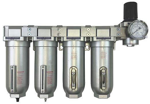 1/2" NPT Industrial Moisture Removing Particulate Filter and Oil Removing - Image 3