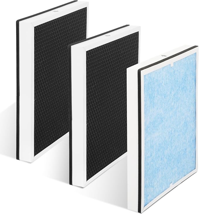 HEPA/Activated Carbon Filter Replacement, 550 Fliter Replacement Set Compatible - Image 8