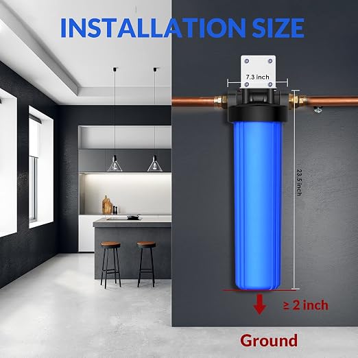 SimPure Whole House Water Filter Housing, Pre-Filtration System - Image 4