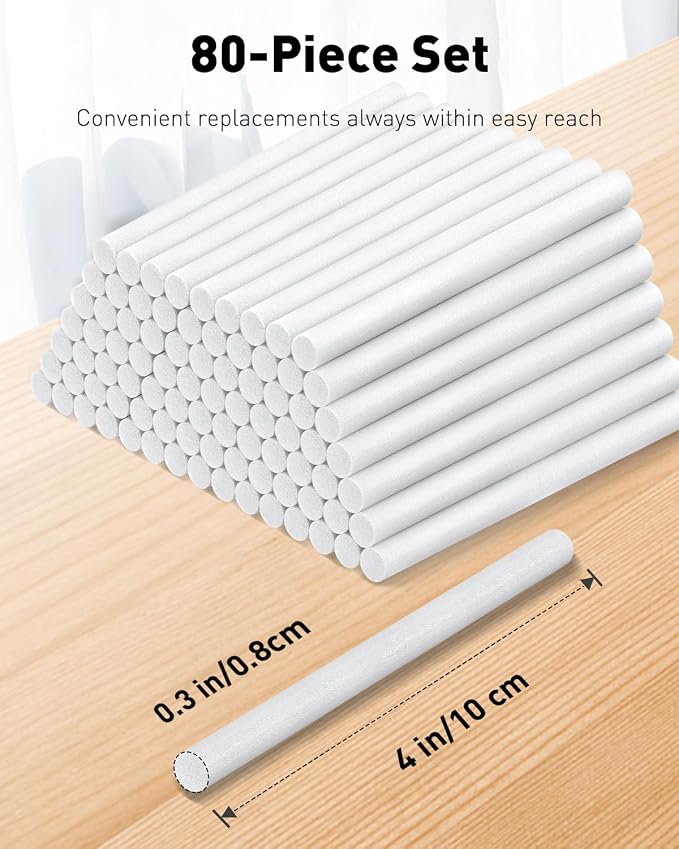 Pawfly 80 Pcs Humidifier Sticks, 4 Inch Mini Humidifier Filter Replacement Wicks - Image 2