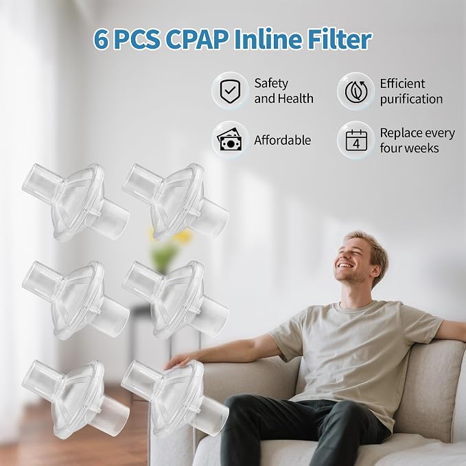 CPAP Filters - 6 PCS Universal CPAP Inline Filter - Image 6