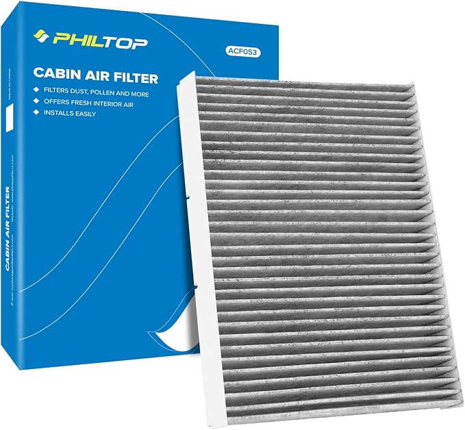 PHILTOP HEPA Cabin Air Filter w/Activated Carbon, Compatible by PHILTOP