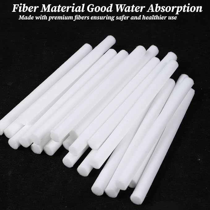 50PCS Humidifier Stick Filter Refill, 0.3"×4" Mini Air Diffuser Pure Wicks - Image 3