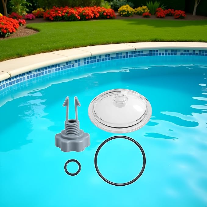 SF80110-1 Leaf Trap Cover Lid, Pool Leaf Trap Cover Lid, O-Ring & Valve - Image 7