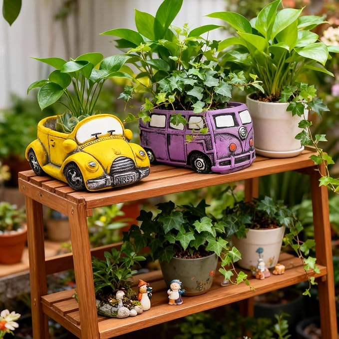 Cute Succulent Plants Pots, Small Planter Pots - Image 2