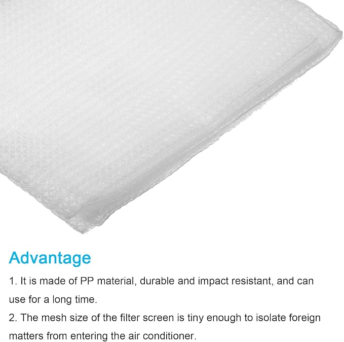 PATIKIL 47.2" x 39.4" Air Conditioner Air Filter Material, Plastic Dustproof - Image 4