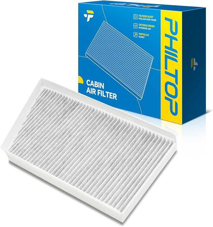 PHILTOP HEPA Cabin Air Filter w/Activated Carbon, Compatible by PHILTOP