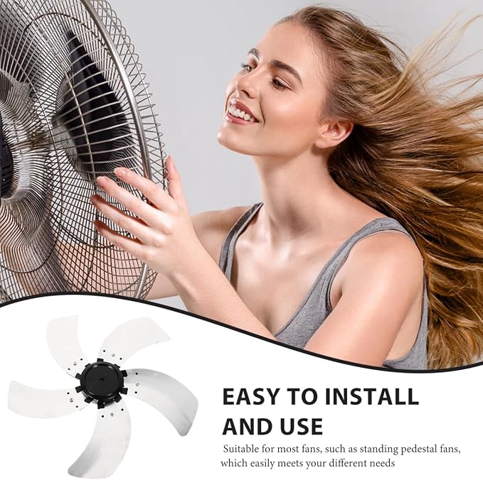Ciieeo 5 Floor Fan Blade Universal Fan Blades Table Repair Part Outdoor Leaves - Image 4