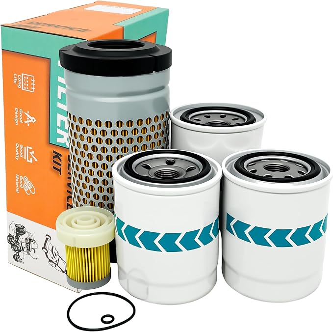 6C060-99410 Outer Air Filter HH160-32093 Oil Filter Maintenance Kit by Jvfnxpm