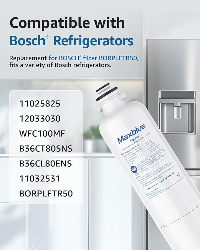 Maxblue BORPLFTR50 Replacement for Bosch® Ultra Clarity® Pro 11032531, - Image 2