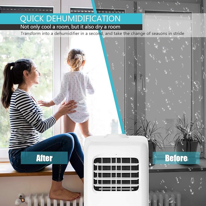 COSTWAY Ashrae 8000 BTU Portable Air Conditioner - Image 3