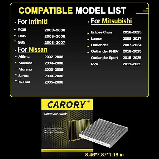 Cabin Air Filter w/Activated Carbon - Image 3