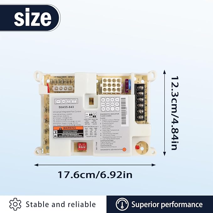50A55-843 Furnace Control Board Suitable - Image 3
