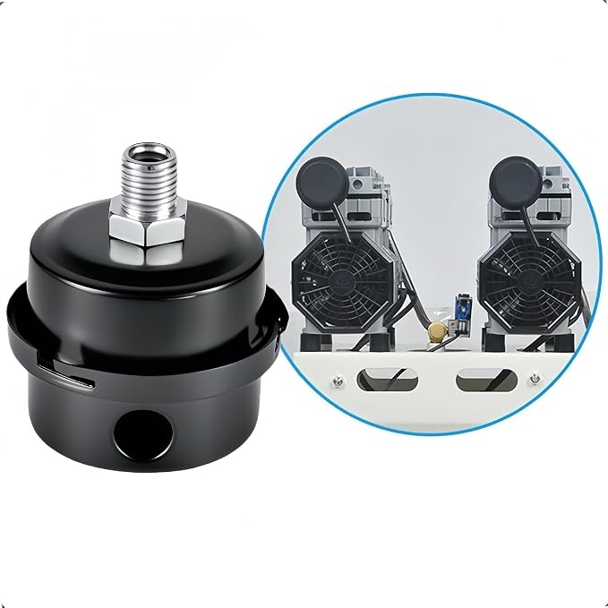 3/4"Thread Air Compressor Silencer Filter, 20mm Metal Air Compressor Intake - Image 7