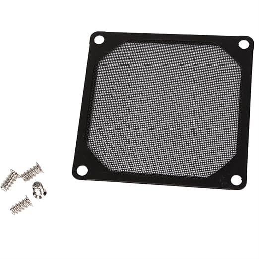BQLZR Black 80 X 80mm PC Computer Chassis Fan Filter Mesh Metal Strainer by BQLZR