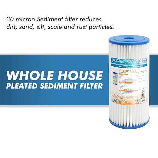 APEC Water Systems CB1-SED10-BB Whole House Sediment Water Filter 10" Home - Image 5