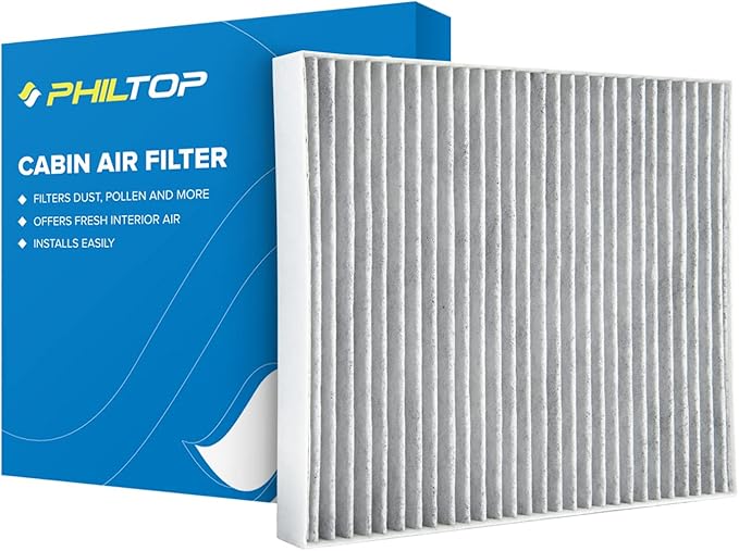 PHILTOP HEPA Cabin Air Filter w/Activated Carbon, Compatible by PHILTOP