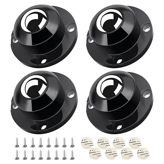 1 Inch Self Adhesive Caster Wheels by LSWhee