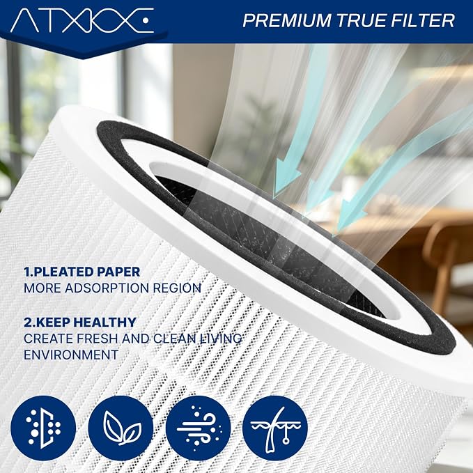 240 Replacement Filter Fits for 240 Air Purifier Cleaner, 3-in-1 Hepa 14 Filter - Image 4
