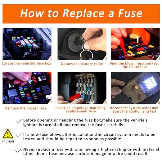 Auto Car Standard Blade Fuses Assortment Kit – 30Pcs Standard Fuse - Image 7