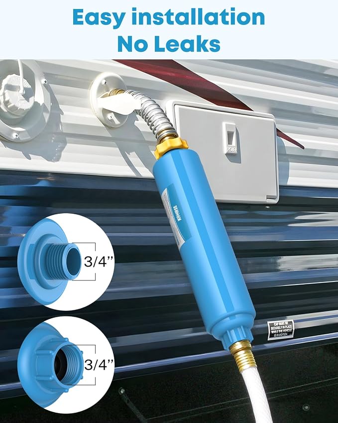 Kohree RV Inline Water Filter, NSF Certified, Camper Water Filter Reduces - Image 7