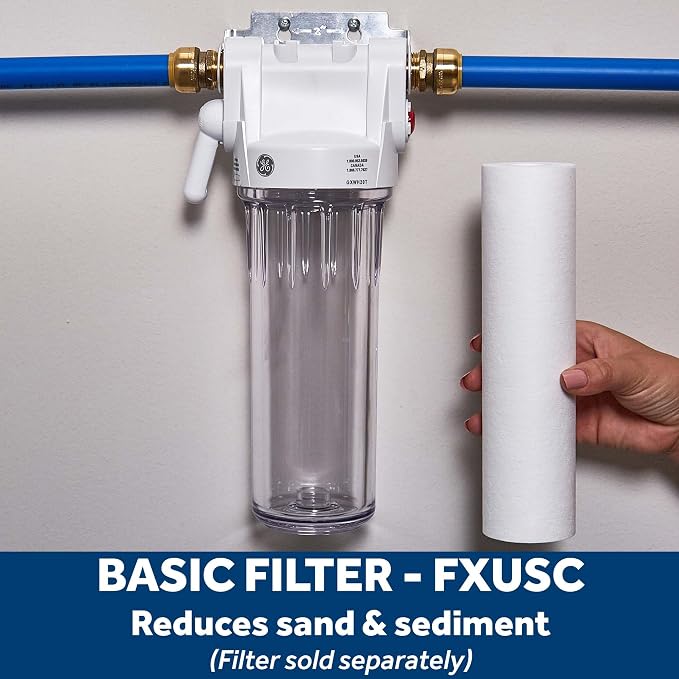 GE Whole House Water Filtration System, Install Kit & Accessories Included - Image 7
