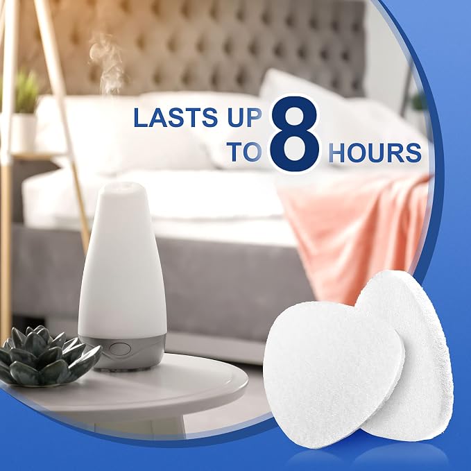 Maitys 100 Pieces Humidifier Essential Oil Pads Air Purifier Replacement Refill - Image 3