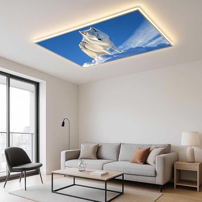 2 Pack Fluorescent Light Covers 4x2 ft Magnetic Light Covers - Image 7