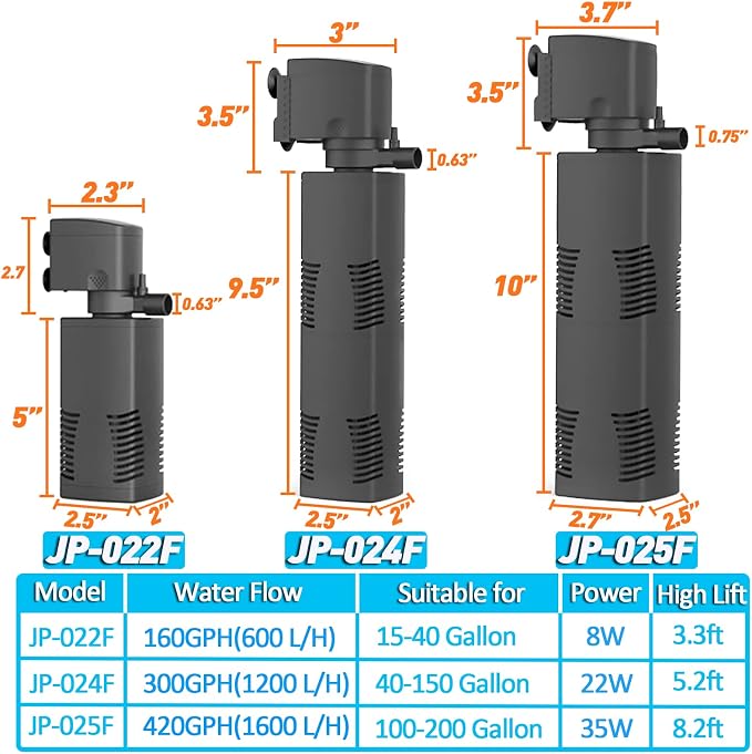 TARARIUM Fish Tank Filter Small Pond Filter - Image 4
