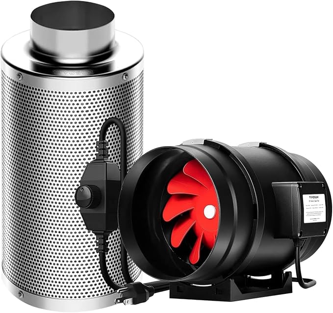 VIVOSUN Ventilation Kit 8 Inch 720 CFM Inline Duct Fan by VIVOSUN