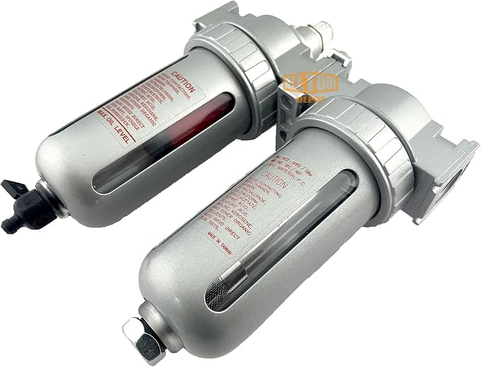 3/8" NPT MID FLOW 2 Stages Coalescing Filter Desiccant Dryer System - Image 3