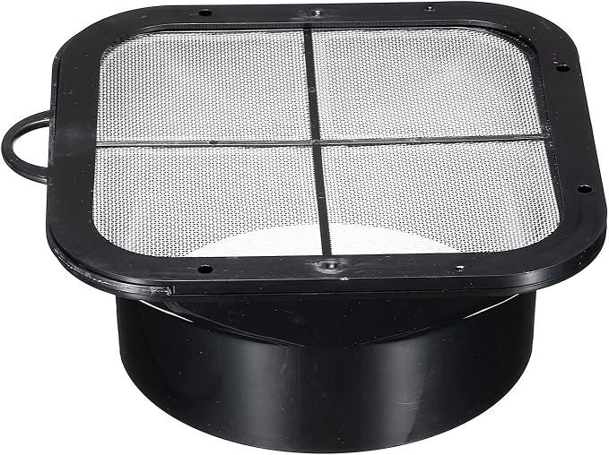 PATIKIL 6" Duct Connector Flange, Exhaust Hose Flange ABS Ventilation Duct by PATIKIL