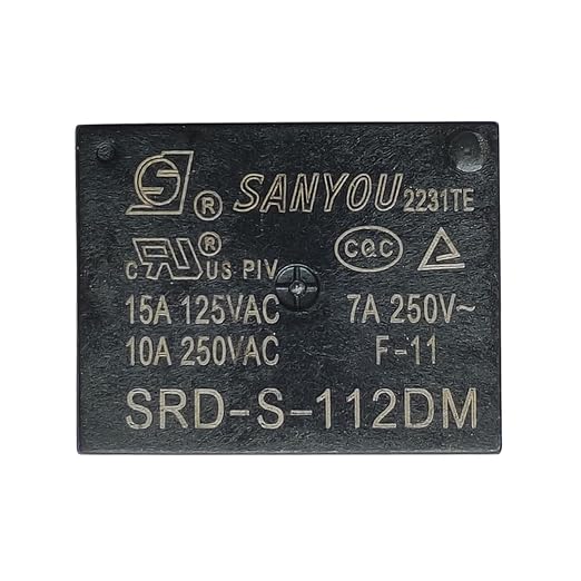 2Pcs SRD-S-112DM 12VDC 15A 4Pins Water Heater Air Conditioner Relay - Image 5
