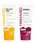 TRIHARD Kids Chlorine Defense Shampoo and Conditioner Set, Children’s Tear-Free Swim Shampoo and Conditioner to Protect and Hydrate Hair from Pool & Ocean, Nourishing Pre and Post Swim Hair Protection