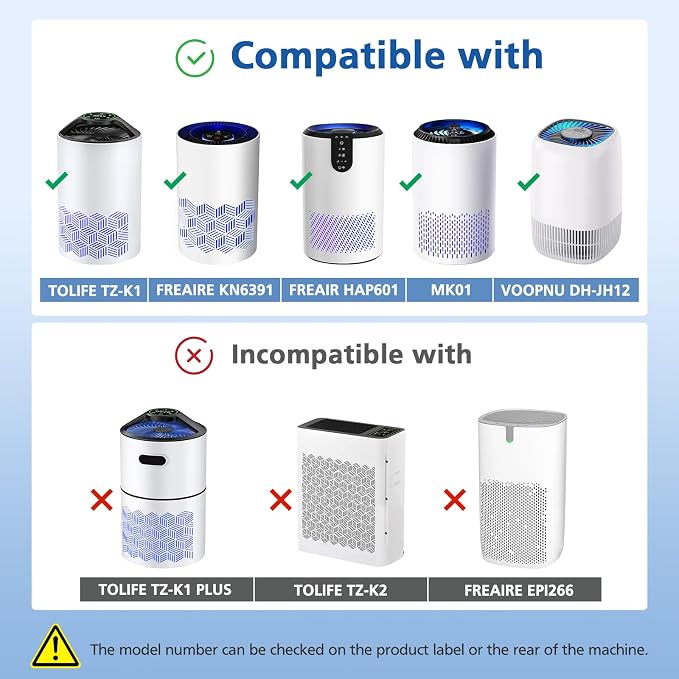 2 Pack TZ-K1 Replacement Filter Compatible - Image 2