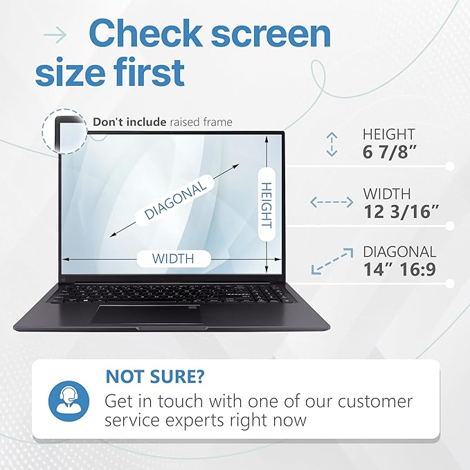VINTEZ 14 Inch 16:9 Privacy Screen - Image 4