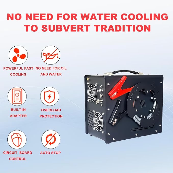Pcp Air Compressor, Built-in Converter/Water-Oil Filter, Auto Stop, Oil/Water - Image 2