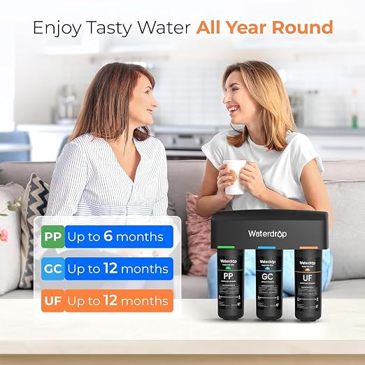 Waterdrop WD-TSA-UF 0.01 μm Ultra Filtration Under Sink Water Filter, Under - Image 8