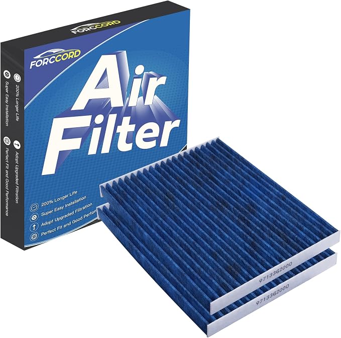 2-PACK HEPA Cabin Air Filter Fits by Forccord