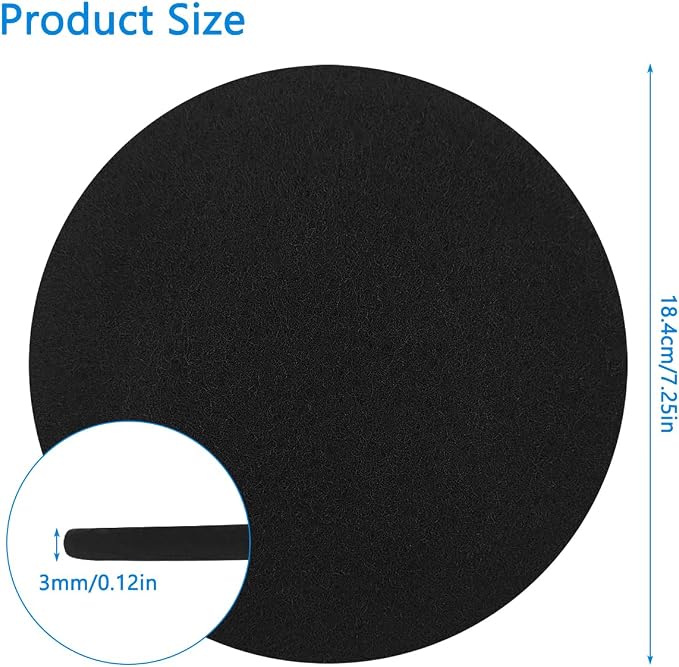 7.25inch Charcoal Filters for Compost Bucket, 3 Pack Compost Filter for - Image 2