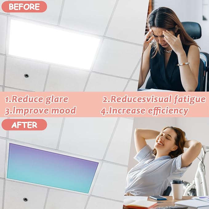 8 Pack Fluorescent Light Covers - Image 4