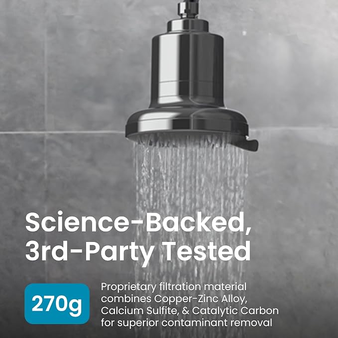 AquaTru Shower - High Pressure Shower Filter Removes Impurities from Hard Water - Image 6