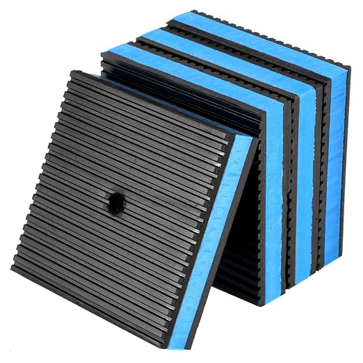 QWORK Heavy-Duty Rubber Anti-Vibration Pads by QWORK