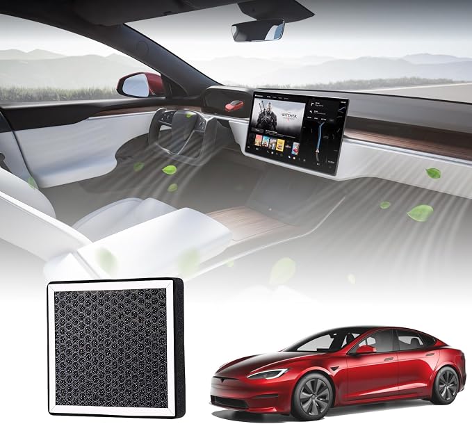 BASENOR 2026 Upgrade Tesla Model S Model X Cabin Air Filter HEPA Replacement by BASENOR