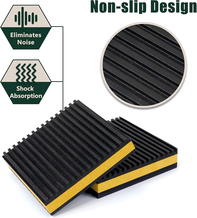 Flehomo Rubber Anti-Vibration Pads - Image 4