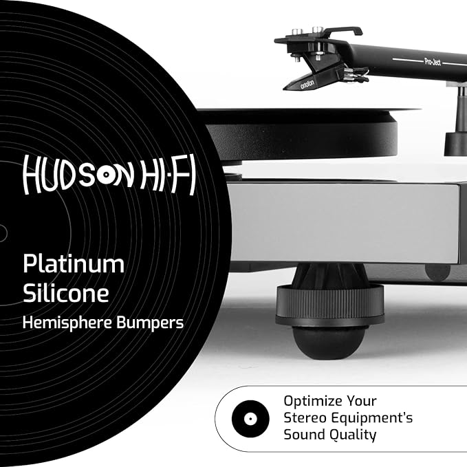 .75" Platinum Silicone Speaker Isolation Pads - Image 2