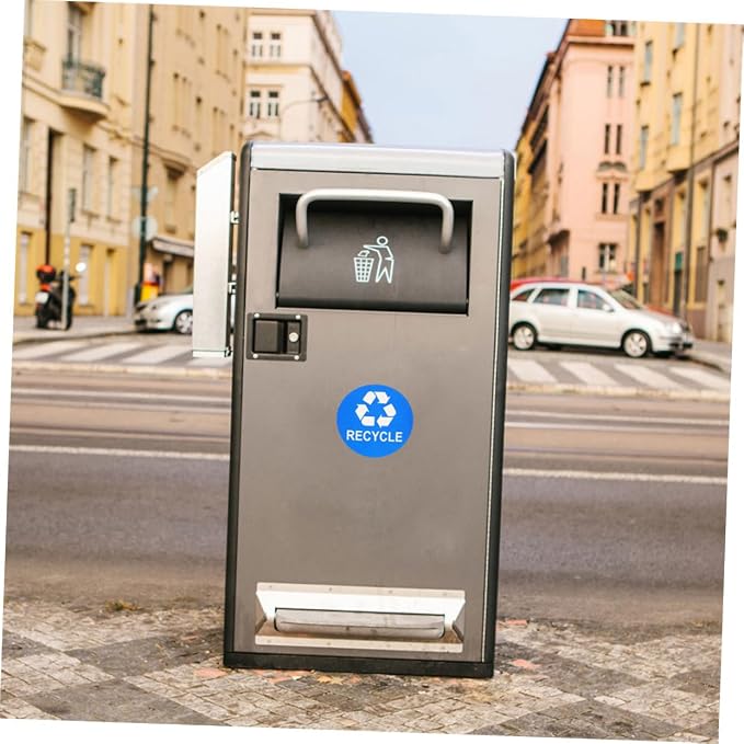 8pcs Trash Can Stickers for Easy Waste Sorting Self-Adhesive Rubbish Bin Labels - Image 6