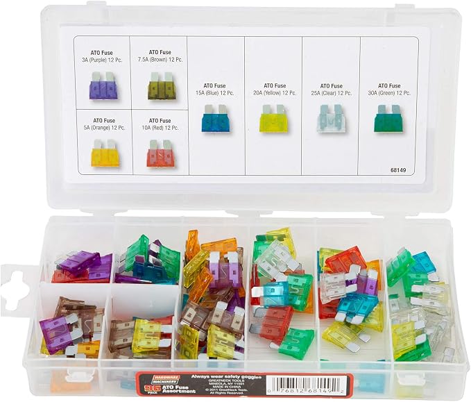 68149 ATO Fuse Assortment, 96 Piece by OEMTOOLS