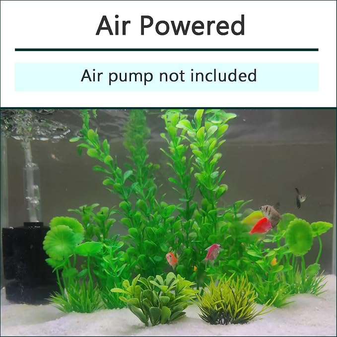 AQUANEAT Aquarium Air Powered Sponge Filter, Fish Tank Bio Bubble Filter - Image 5