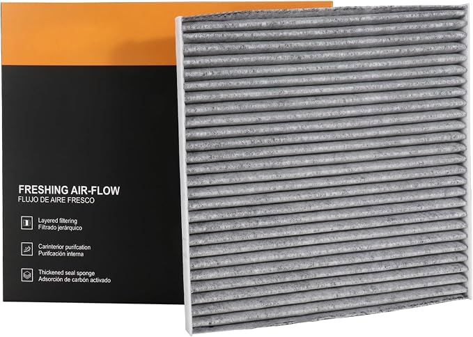 Cabin Air Filter with Activated Carbon Compatible with Acura ILX Honda by HYFTJYZ